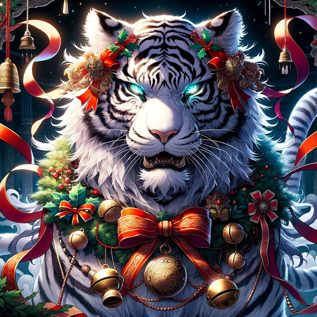 白虎クリスマス仕様